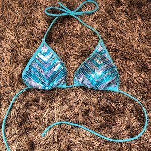Bongo Sequin Swim Top